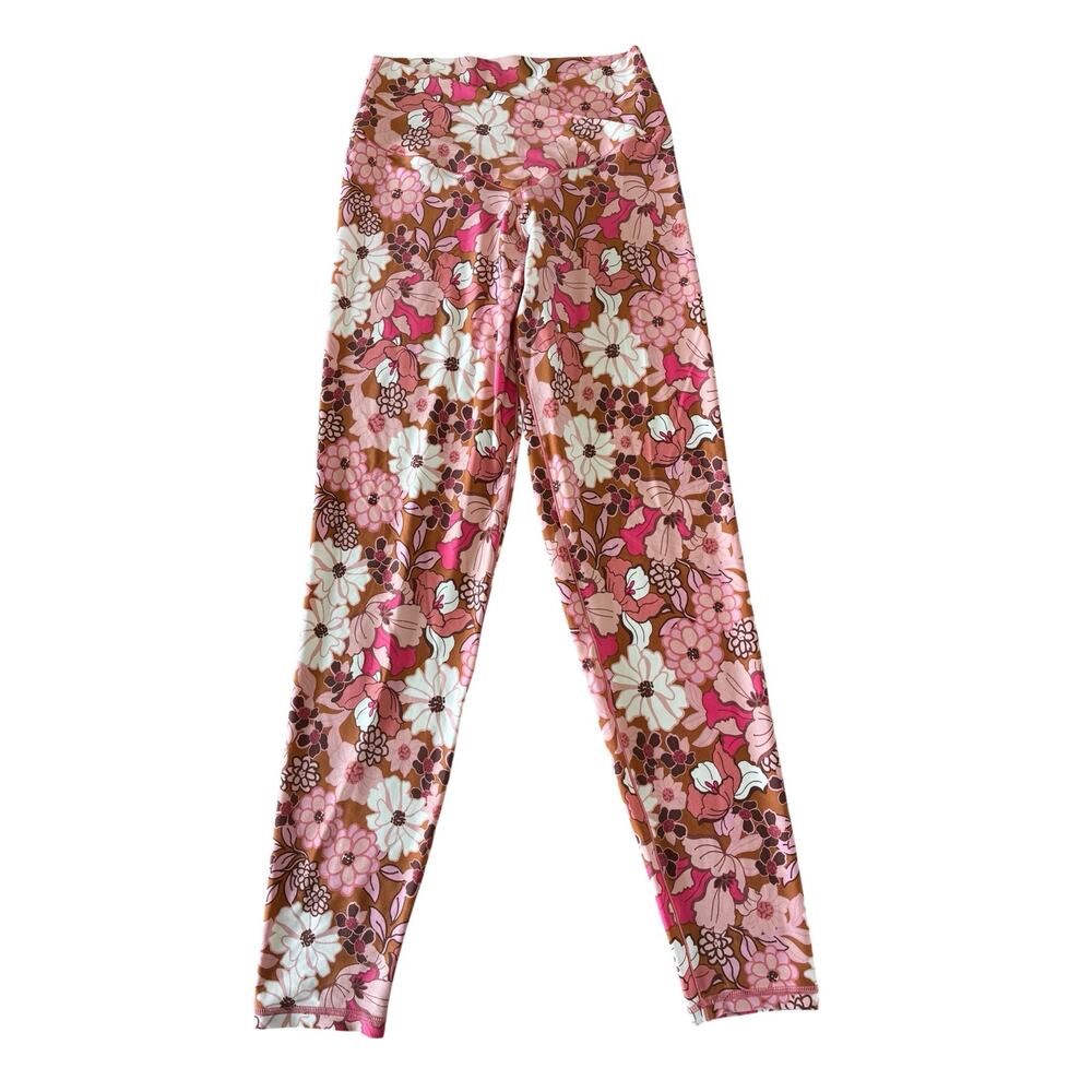 Offline By Aerie Floral Hippie Retro Boho Leggings
